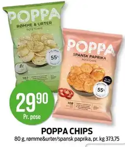 Kiwi POPPA CHIPS tilbud