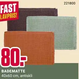 Europris BADEMATTE tilbud
