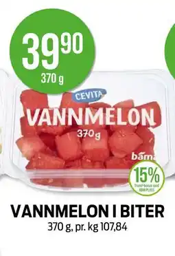 Kiwi VANNMELON I BITER tilbud