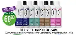 Kiwi DEFINE SHAMPOO, BALSAM tilbud
