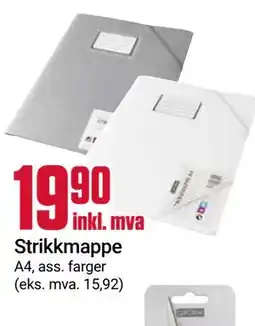 Europris Strikkmappe tilbud