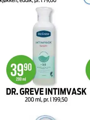 Kiwi DR. GREVE INTIMVASK tilbud