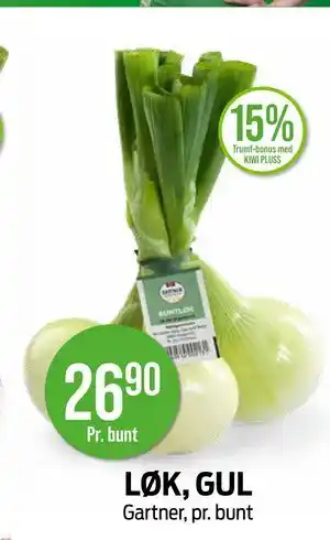 Kiwi LØK, GUL tilbud
