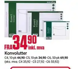 Europris Konvolutter tilbud