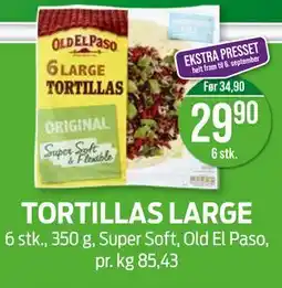 Kiwi TORTILLAS LARGE tilbud