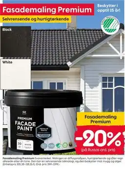 Rusta Fasademaling Premium tilbud