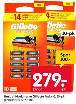 Rusta Barberblad, herre Gillette tilbud
