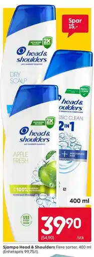 Rusta Sjampo Head & Shoulders tilbud