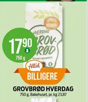 Kiwi GROVBRØD HVERDAG tilbud