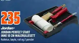 Obs Bygg JORDAN PERFECT START INNE 18 CM MALERULLESETT tilbud