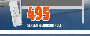 Obs Bygg SCREEN FJERNKONTROLL tilbud