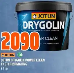 Obs Bygg JOTUN DRYGOLIN POWER CLEAN EKSTERIØRMALING tilbud