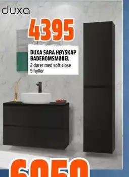 Obs Bygg DUXA SARA HØYSKAP BADEROMSMØBEL tilbud