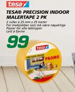 Coop Byggmix TESA PRECISION INDOOR MALERTAPE 2 PK tilbud