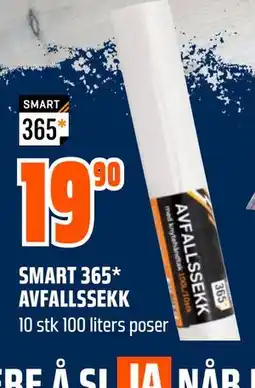 Obs Bygg SMART 365* AVFALLSSEKK tilbud