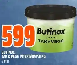 Obs Bygg BUTINOX TAK & VEGG INTERIØRMALING tilbud