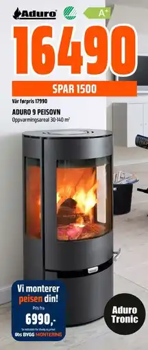 Obs Bygg ADURO 9 PEISOVN tilbud