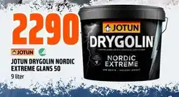 Obs Bygg JOTUN DRYGOLIN NORDIC EXTREME GLANS 50 tilbud