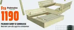 Obs Bygg PALMAKO SANDY 12 SANDKASSE tilbud