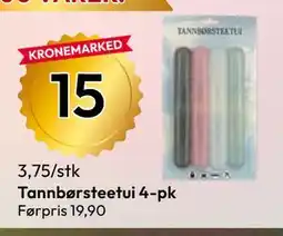 Gigaboks Tannbørsteetui 4-pk tilbud