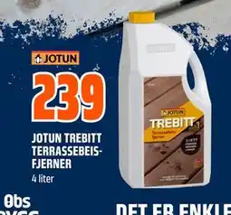Obs Bygg JOTUN TREBITT TERRASSEBEISFJERNER tilbud