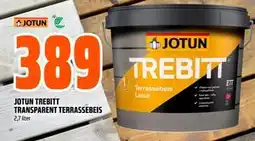 Obs Bygg JOTUN TREBITT TRANSPARENT TERRASSEBEIS tilbud