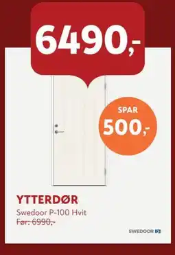 Byggmakker YTTERDØR tilbud