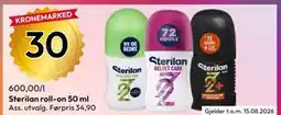 Gigaboks Sterilan roll-on 50 ml tilbud