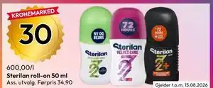 Gigaboks Sterilan roll-on 50 ml tilbud