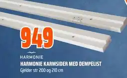 Obs Bygg HARMONIE KARMSIDER MED DEMPELIST tilbud