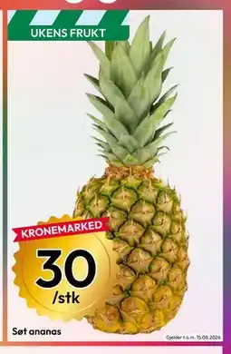 Gigaboks Søt ananas tilbud