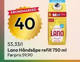 Gigaboks Lano Håndsåpe refill 750 ml tilbud