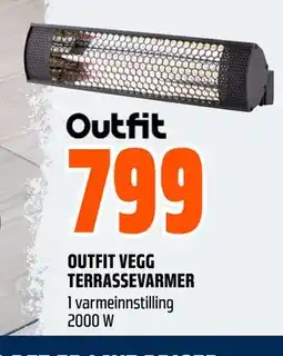 Obs Bygg OUTFIT VEGG TERRASSEVARMER tilbud