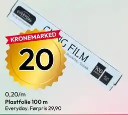 Gigaboks Plastfolie 100 m tilbud