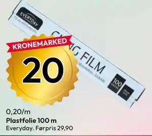 Gigaboks Plastfolie 100 m tilbud