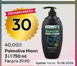 Gigaboks Palmolive Mann 3 i 1 750 ml tilbud