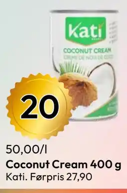Gigaboks Coconut Cream 400 g tilbud