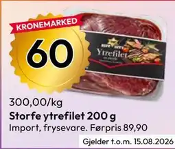 Gigaboks Storfe ytrefilet 200 g tilbud