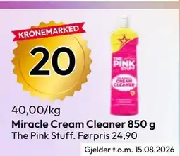 Gigaboks Miracle Cream Cleaner 850 g tilbud