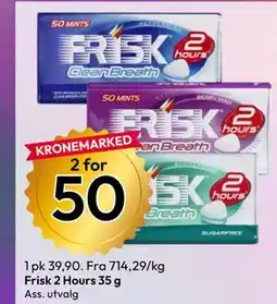Gigaboks Frisk 2 Hours 35 g tilbud