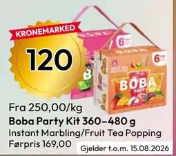 Gigaboks Boba Party Kit 360–480 g tilbud