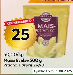 Gigaboks Maisstivelse 500 g tilbud