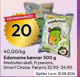Gigaboks Edamame bønner 500 g tilbud