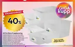 Gigaboks Alt fra Store It oppbevaring tilbud