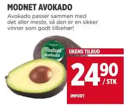 Meny MODNET AVOKADO tilbud