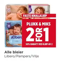 Meny Alle bleier tilbud