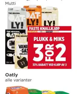 Meny Oatly tilbud