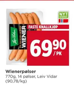 Meny Wienerpølser tilbud