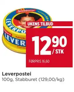 Meny Leverpostei tilbud