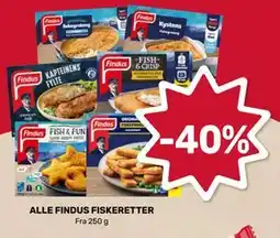 Matkroken ALLE FINDUS FISKERETTER tilbud